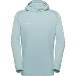 Mammut Leichter Kapuzenpulli mit integriertem Sonnenschutz Selun FL Sun Hoody Men Blau L