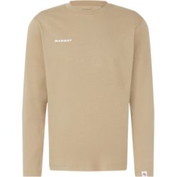 Mammut Baumwoll-Hoodie für jeden Tag Base Longsleeve T-Shirt Men Mini Logo Brown S