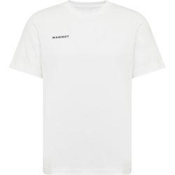 Mammut Gerade geschnittenes T-Shirt aus Baumwolle Base T-Shirt Men Mini Logo Weiß L