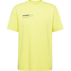 Mammut Gerade geschnittenes T-Shirt aus ökologischer Baumwolle Base T-Shirt Men Multi-Pitch Gelb S