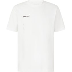 Mammut Gerade geschnittenes T-Shirt aus ökologischer Baumwolle Base T-Shirt Men Avy Weiß M