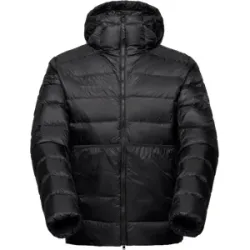Mammut Vielseitige isolierte Daunenjacke für die Berge Broad Peak Pro IN Hooded Jacket Men Schwarz S