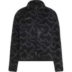 Mammut Gemusterte Midlayer-Jacke aus Fleece Valley ML Jacket Women Schwarz XS