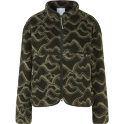 Mammut Gemusterte Midlayer-Jacke aus Fleece Valley ML Jacket Women Grün XS