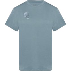 Mammut Mittelschweres T?Shirt aus 100 % ökologischer Baumwolle Base T-Shirt Women Misty Mountain Grau S
