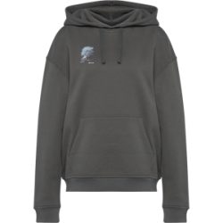 Mammut Hoodie aus 100 % ökologischer Baumwolle Base ML Hoody Women Misty Mountain Grau M