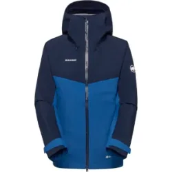 Mammut Nachhaltige 3-Lagen-Hardshelljacke Crater IV HS Hooded Jacket Women Blau M