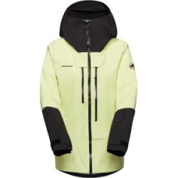 Mammut Kompakte, leichte Freeride-Jacke Haldigrat Light HS Hooded Jacket Women Gelb M
