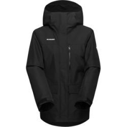 Mammut Isolierte Freeride-Jacke Fall Line HS Thermo Hooded Jacket Women Schwarz XS