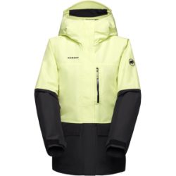 Mammut Isolierte Freeride-Jacke Fall Line HS Thermo Hooded Jacket Women Gelb L