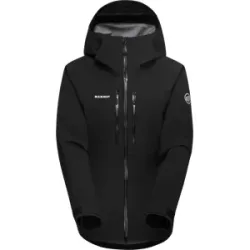Mammut All-Mountain-Hardshellskijacke Stoney HS Hooded Jacket Women Schwarz XXL