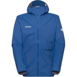 Mammut Kompakte minimalistische Hardshell-Wanderjacke Ducan Light HS Hooded Jacket Men Blau XXL
