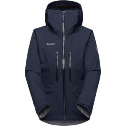 Mammut Strapazierfähige 3-Lagen-Bergjacke Taiss HS Hooded Jacket Women Blau XL