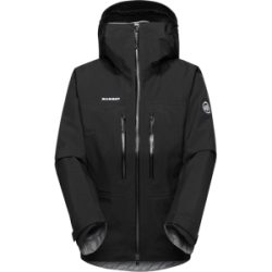 Mammut Strapazierfähige 3-Lagen-Bergjacke Taiss HS Hooded Jacket Women Schwarz XS