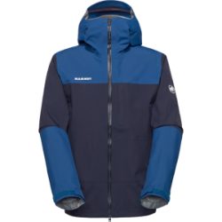 Mammut Wasserdichte Hardshell-Funktionsjacke für die Berge Alto Guide HS Hooded Jacket Men Blau 3XL