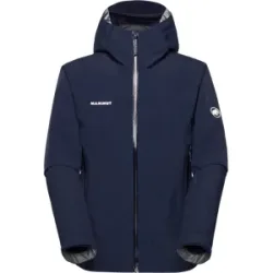 Mammut Leichte, zuverlässige Hardshelljacke für die Berge Crag HS Hooded Jacket Men Blau M