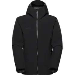 Mammut Leichte, zuverlässige Hardshelljacke für die Berge Crag HS Hooded Jacket Men Schwarz S