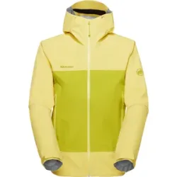 Mammut Leichte, zuverlässige Hardshelljacke für die Berge Crag HS Hooded Jacket Men Gelb XXL