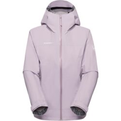Mammut Leichte, zuverlässige Hardshelljacke für die Berge Crag HS Hooded Jacket Women Lila XXL