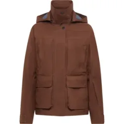Mammut Leistungsstarke GORE-TEX Pro-Hardshelljacke Alps HS Hooded Jacket Women Brown S
