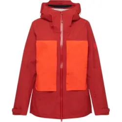 Mammut Leichte Hardshell-Skitourenjacke Skintrack HS Hooded Jacket Women Rot S