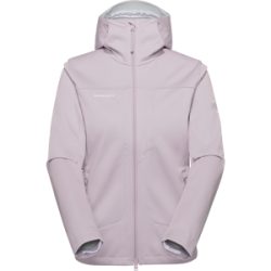 Mammut Vielseitig einsetzbare Softshelljacke für jede Saison Ultimate VIII SO Hooded Jacket Women Lila S