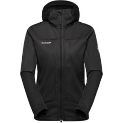 Mammut Vielseitig einsetzbare Softshelljacke für jede Saison Ultimate VIII SO Hooded Jacket Women Schwarz M