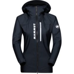 Mammut Ultraleichter, atmungsaktiver Windbreaker Aenergy WB Hooded Jacket Women Schwarz XS