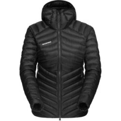 Mammut Funktionale Performance-Daunenjacke für das ganze Jahr Broad Peak IN Hooded Jacket Women Schwarz XS