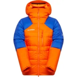 Mammut Extrawarme, strapazierfähige Daunen-Sicherungsjacke Eiger Nordwand Advanced Down IN Hooded Jacket Women Orange M