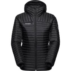 Mammut Vielseitige Daunenjacke für die Berge Broad Peak Light IN Hooded Jacket Women Schwarz XXL