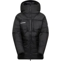 Mammut Extrawarmer, strapazierfähiger Daunen-Expeditionsparka Eiger Nordwand Pro Down IN Hooded Parka Women Schwarz XL