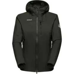 Mammut Isolationsjacke für verschiedene Sportarten Rime IN Hooded Jacket Women Schwarz XS
