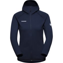 Mammut Die etwas andere Fleecejacke Aconcagua ML Hooded Jacket Women Blau XXL
