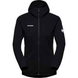 Mammut Die etwas andere Fleecejacke Aconcagua ML Hooded Jacket Women Schwarz XS