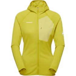 Mammut Unser leichtester Midlayer mit Kapuze Aenergy Light ML Hooded Jacket Women Gelb XS