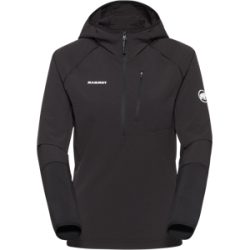 Mammut Technischer Midlayer für jedes Abenteuer Madris Light ML Half Zip Hoody Women Schwarz XS