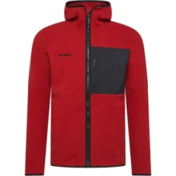 Mammut Midlayer-Wanderjacke aus recyceltem Polyester Tamaro ML Hooded Jacket Men Rot S