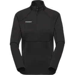 Mammut Warmer Performance-Midlayer mit Halbreissverschluss Taiss ML Half Zip Pull Women Schwarz M