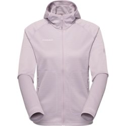 Mammut Multifunktionale Midlayer-Jacke mit Kapuze Crag ML Hooded Jacket Women Lila XS