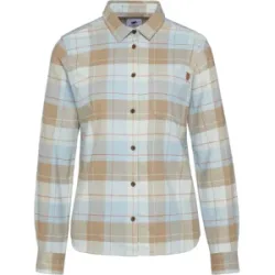 Mammut Flanellhemd aus 100 % organischer Baumwolle  Trovat Longsleeve Shirt Women Brown XL