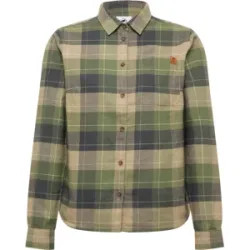 Mammut Flanellhemd aus 100 % organischer Baumwolle  Trovat Longsleeve Shirt Women Grau XS