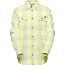 Mammut Robustes Flanellhemd aus Hanf Tamaro Longsleeve Shirt Women Gelb XS