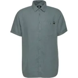 Mammut Kurzärmliges Alltagshemd mit Naturfasern Alvra Summer Shirt Men Grau XL