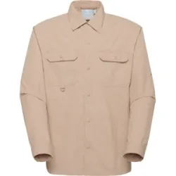 Mammut Multifunktionales strapazierfähiges Langarmhemd Highland Longsleeve Shirt Men Beige S