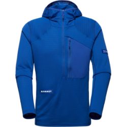 Mammut Vielseitiger, schnelltrocknender Hoodie für die Berge Eiger Nordwand Advanced FL Half Zip Hoodie Men Blau XL
