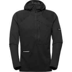 Mammut Vielseitiger, schnelltrocknender Hoodie für die Berge Eiger Nordwand Advanced FL Half Zip Hoodie Men Schwarz XXL