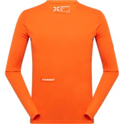 Mammut Schnelltrocknender Longsleeve für die Berge Eiger Nordwand FL Longsleeve Men Orange L