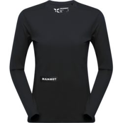 Mammut Schnelltrocknender Longsleeve für die Berge Eiger Nordwand FL Longsleeve Women Schwarz S
