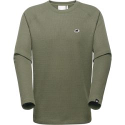 Mammut Langärmliges Oberteil für den Alltag Waffle Longsleeve Grün XS